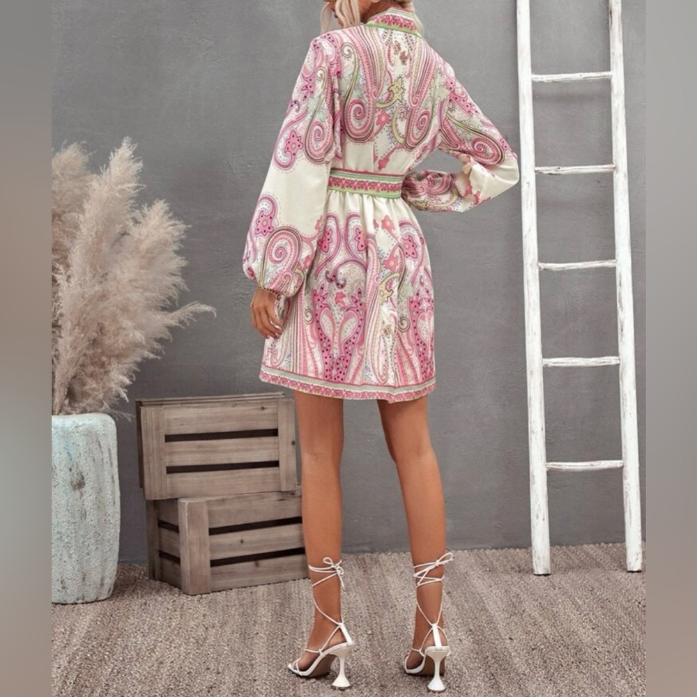 Beautiful dress size M color turquoise - Picture 4 of 4